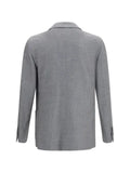 Lardini double-breasted patch-pockets blazer