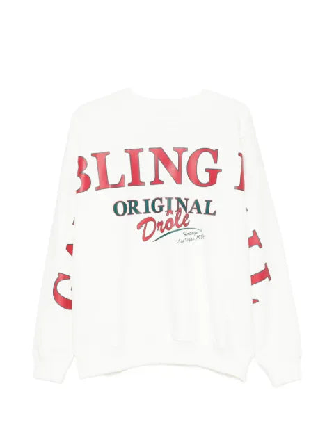 Drôle De Monsieur logo-print sweatshirt