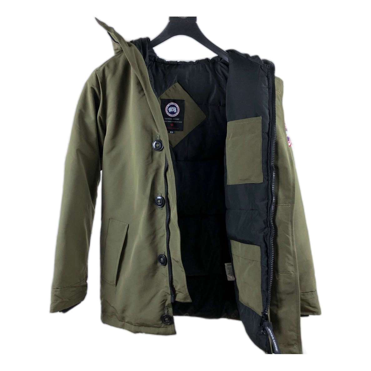 Canada Goose Chateau Parka – Military Green Coyote Fur Trim