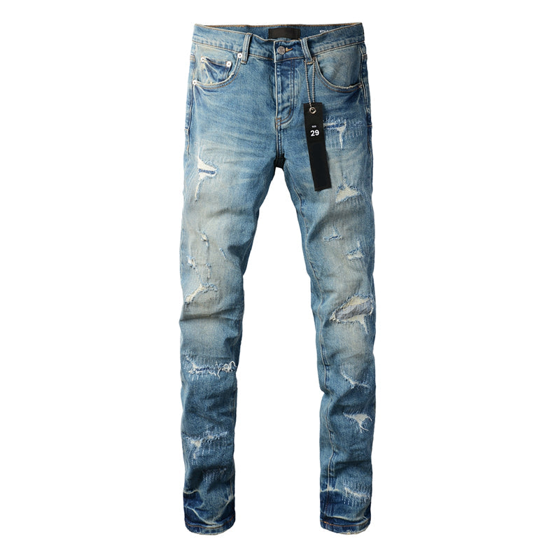 PURPLE  Fashion Jeans 9073