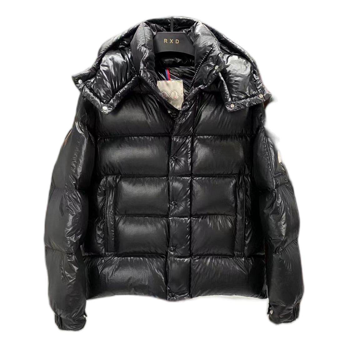 Moncler Maya 70th Anniversary Glossy Hooded Puffer Jacket – Statement Edition