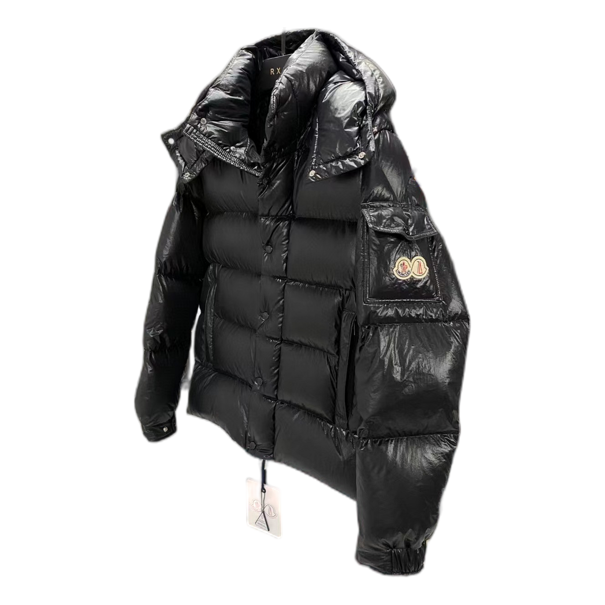 Moncler Maya 70th Anniversary Glossy Hooded Puffer Jacket – Statement Edition