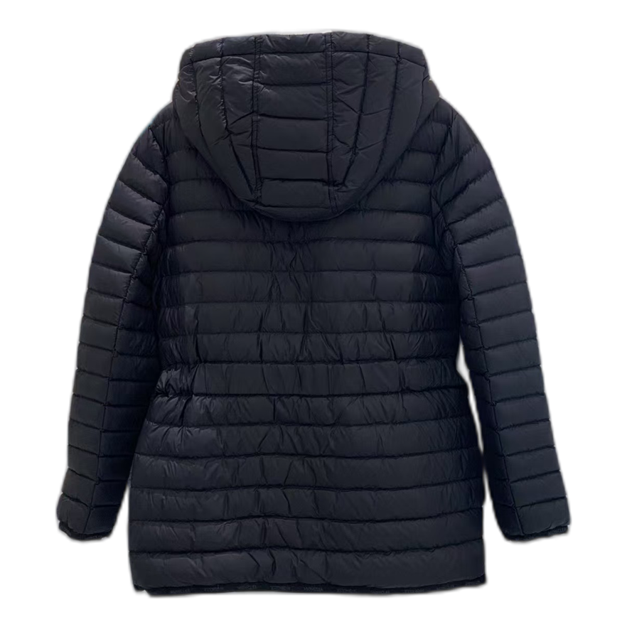 Moncler Oredon Belted Hooded Puffer Jacket – Black