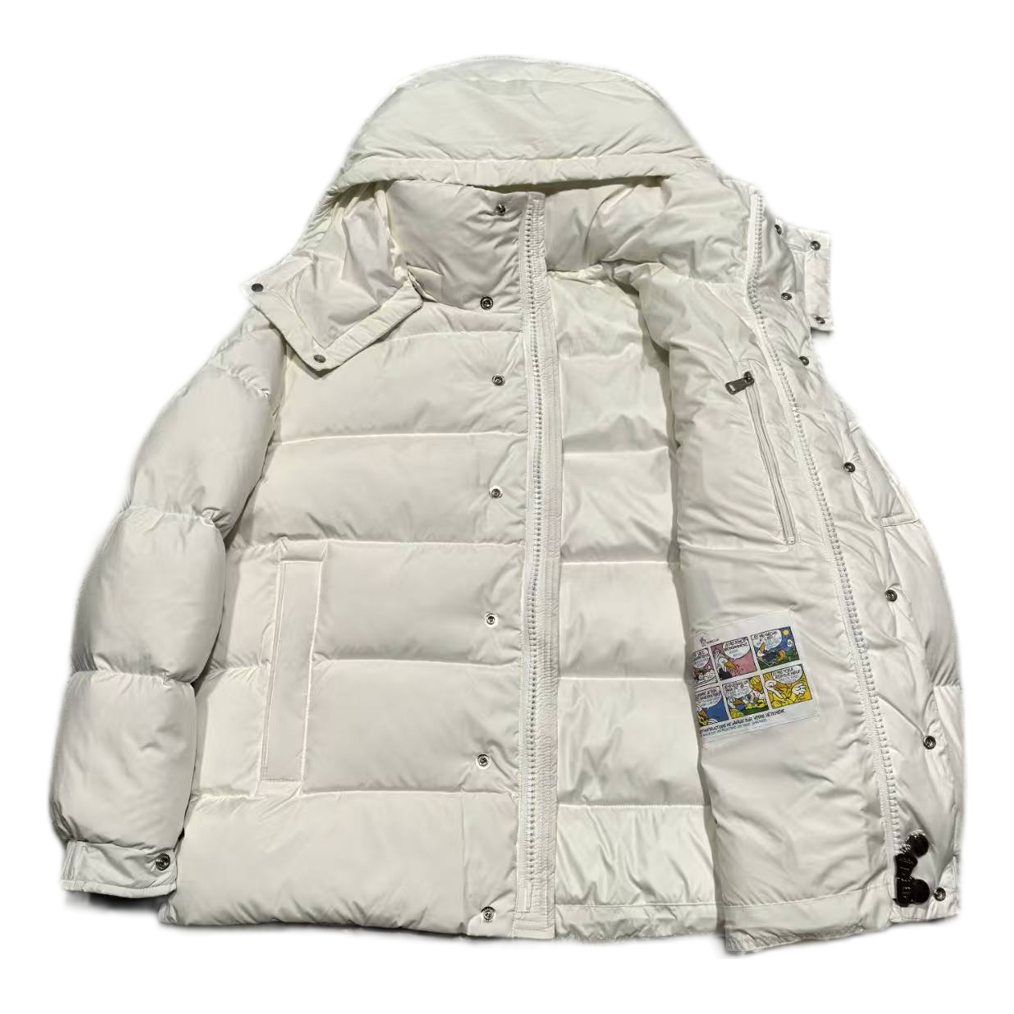 Moncler Matte Snap-Front Hooded Puffer Jacket – Understated Edition