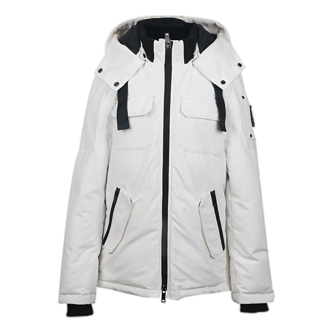 Moose Knuckles Contrast-Pocket Hooded Winter Parka – Bold Edition