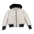 Moose Knuckles Men's Original Ballistic Shearling-Trim Bomber – Black (Shearling Collar & Cuffs)