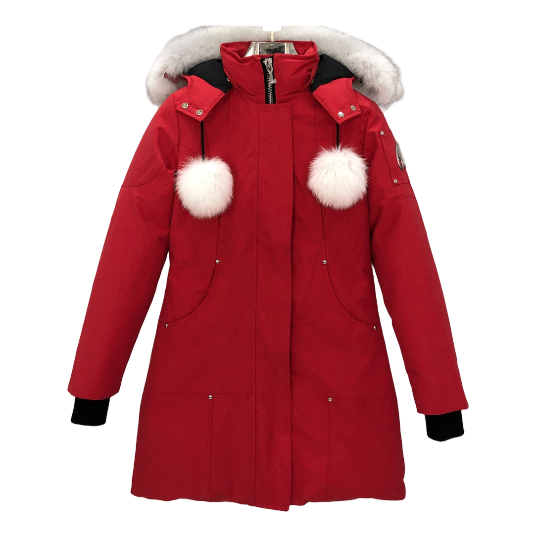 Moose Knuckles Stirling Parka – White Fur Trim Edition